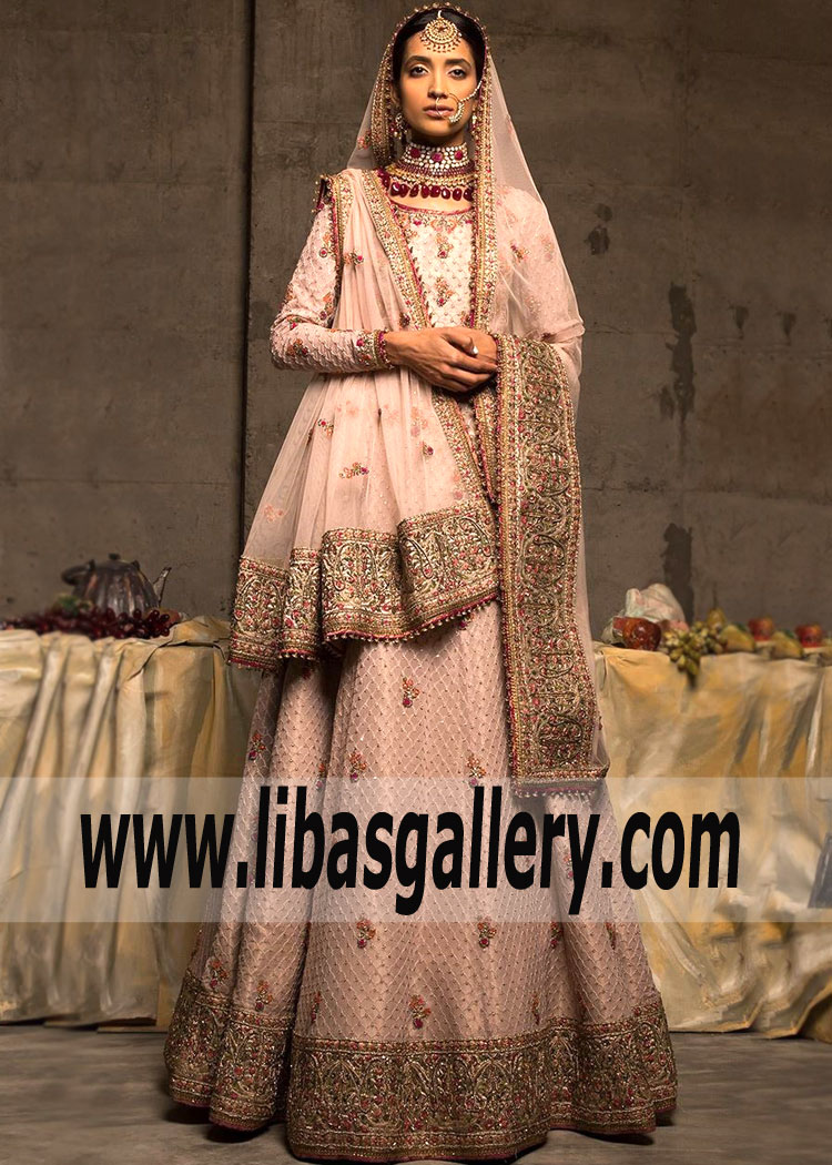 Pink Monarda Lehenga